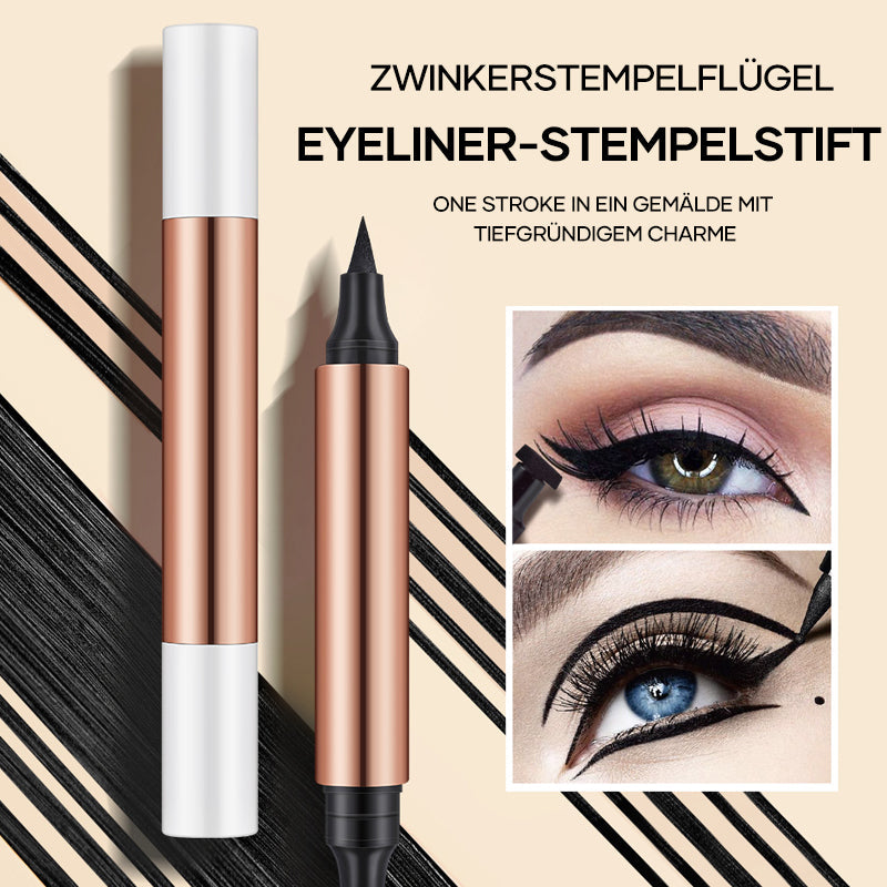 Verführerischer Cat Eye Stempel Eyeliner