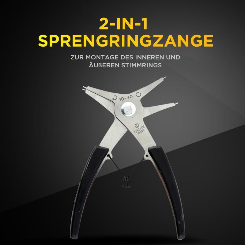 2-in-1 Sprengringzange