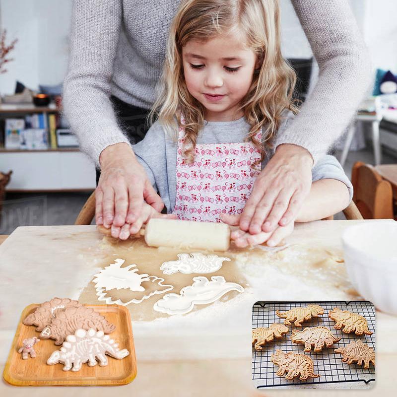 Bunnyear™ Dinosaur Cookie Molds(3 pics/set)