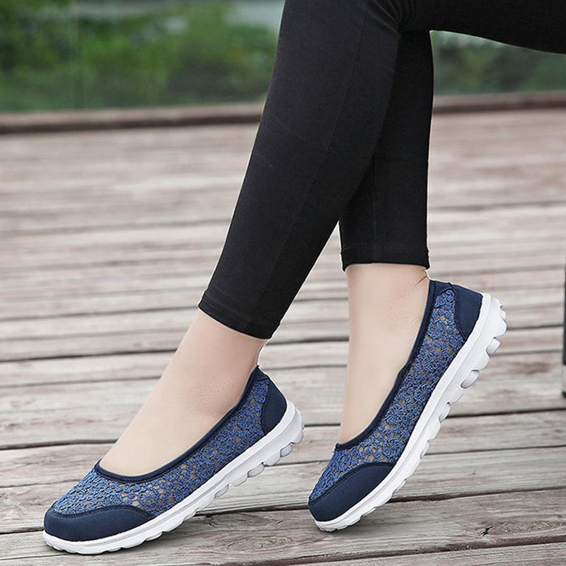 Zapatillas de Malla de Encaje Transpirables, Ultra Ligeras y Suaves