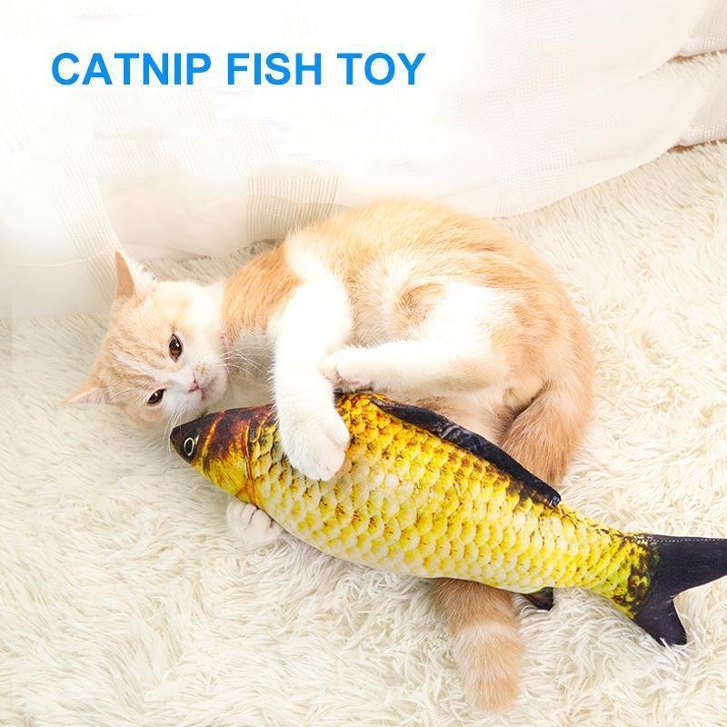 Catnip fish toy