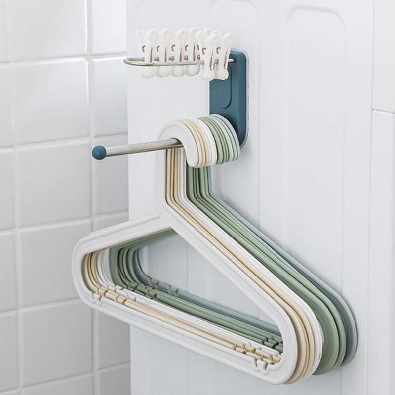 Wall Mounted Clothes Hanger Organizer