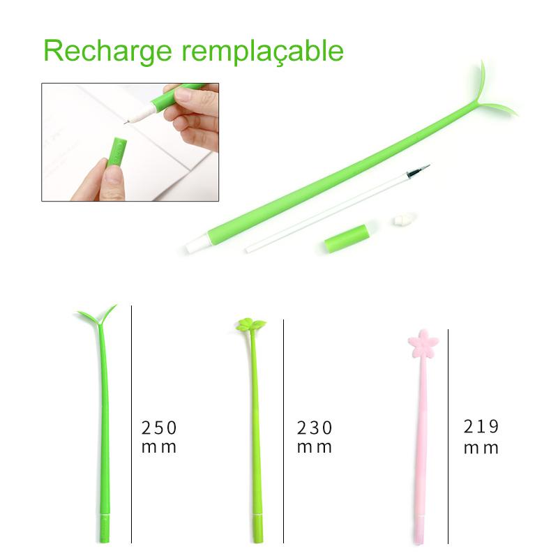 Stylo Créatif en Mode de Petit Herbe(3 PC)