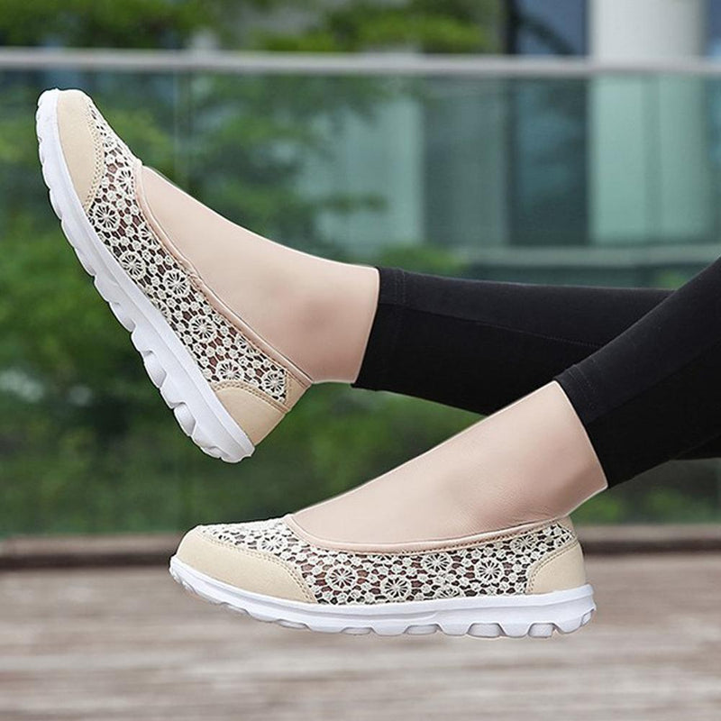 Zapatillas de Malla de Encaje Transpirables, Ultra Ligeras y Suaves