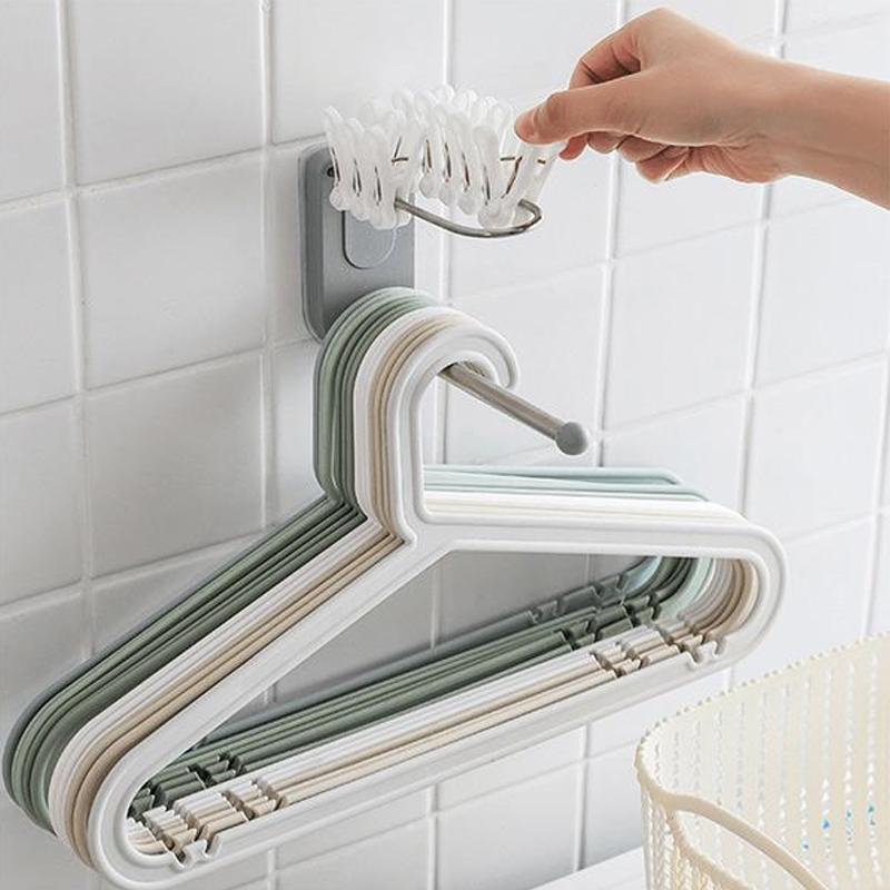 Wall Mounted Clothes Hanger Organizer