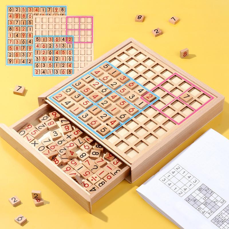 Puzzle Sudoku en bois