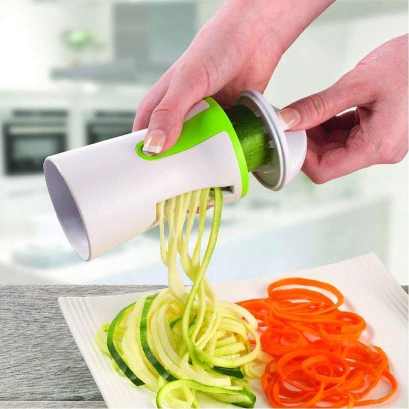 Spiral stainless steel slicer