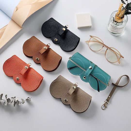Sonnenbrillen-Tasche aus Leder