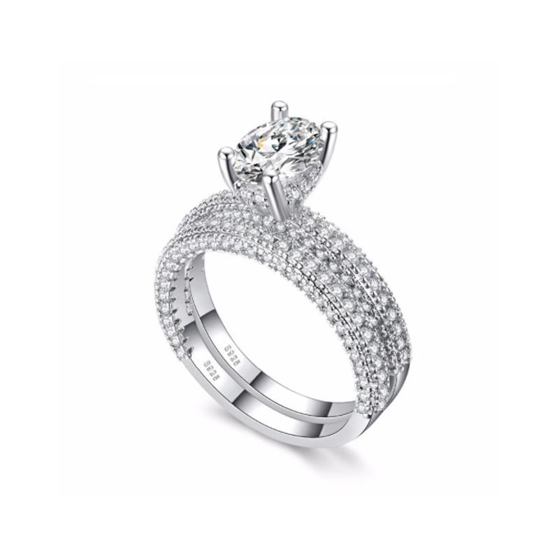 Runder Prinzessin Diamantring