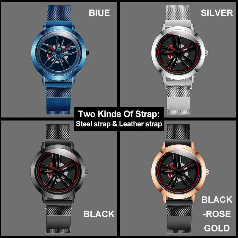 Hot Rim Watch For Men Special Wheel Rotation