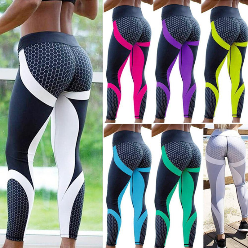 Freietaube Sport Strumpfhose mit Wabenmuster