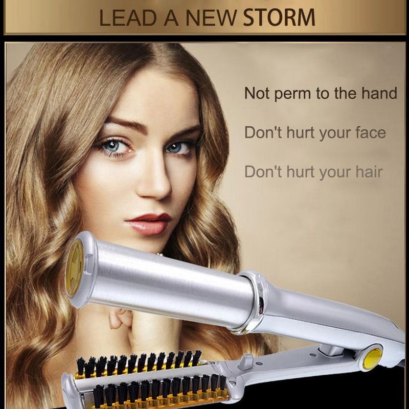 Professional 2-Way Rotating Straight Hair Curler