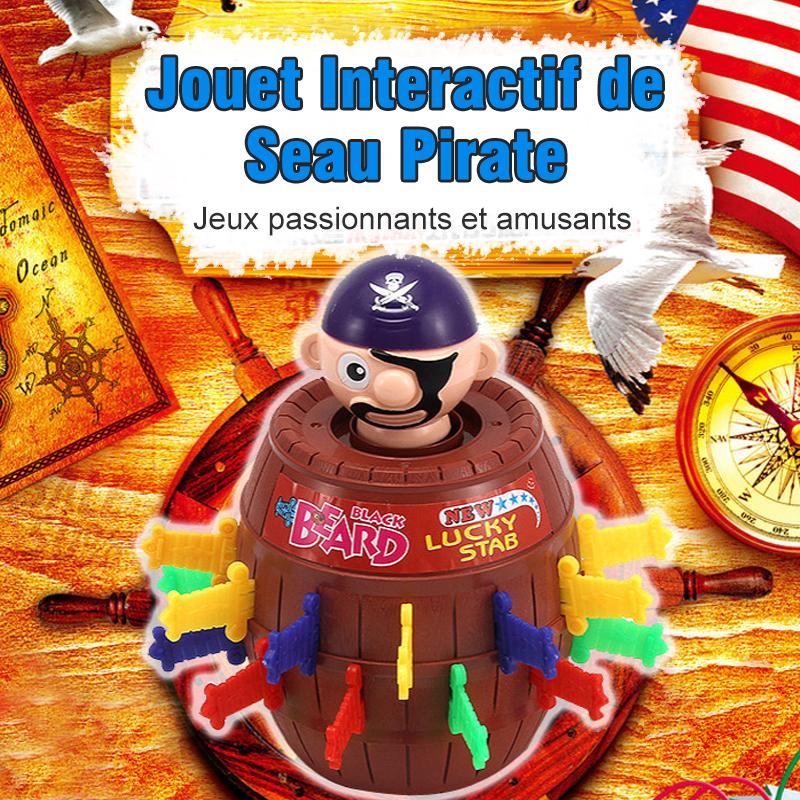 Jouet Interactif de Seau Pirate