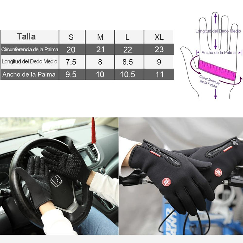 Guantes Térmicos que Protegen del Viento