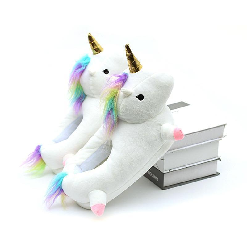 Luminous Unicorn Plush Slipper