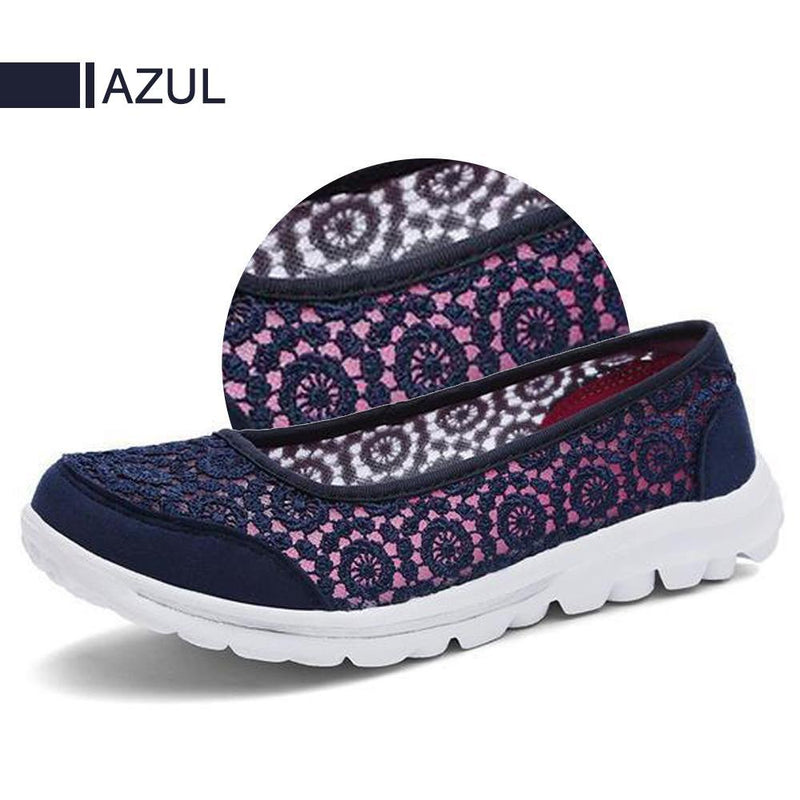 Zapatillas de Malla de Encaje Transpirables, Ultra Ligeras y Suaves