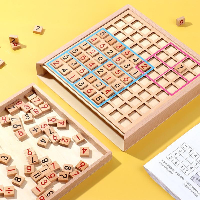 Puzzle Sudoku en bois