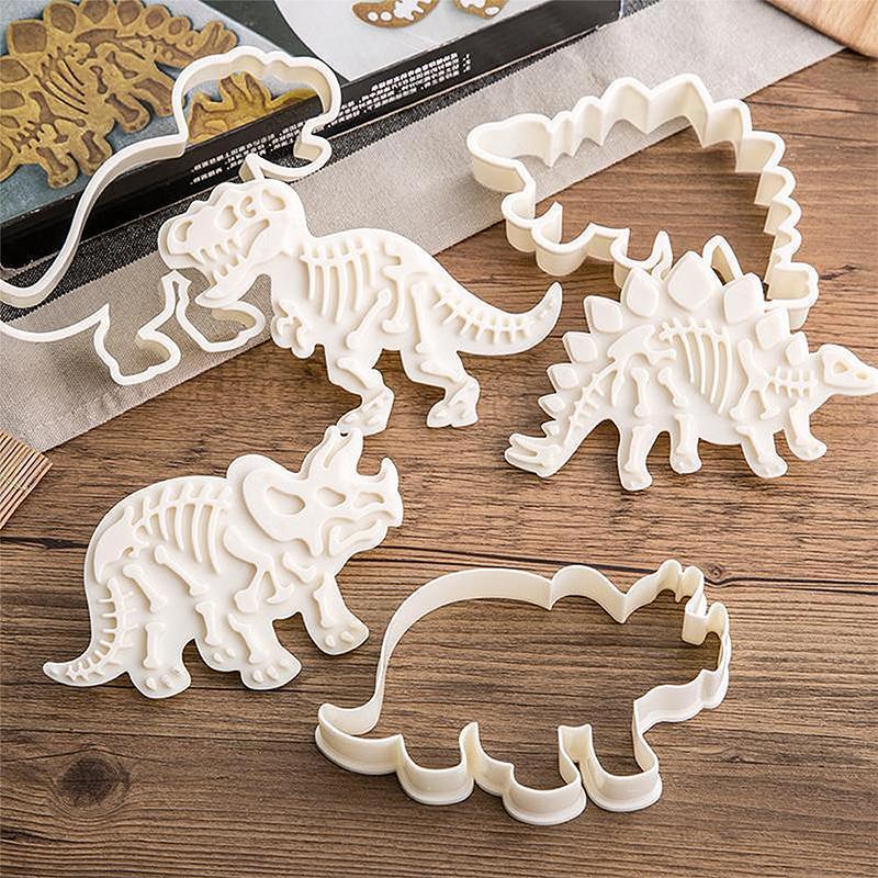 Bunnyear™ Dinosaur Cookie Molds(3 pics/set)