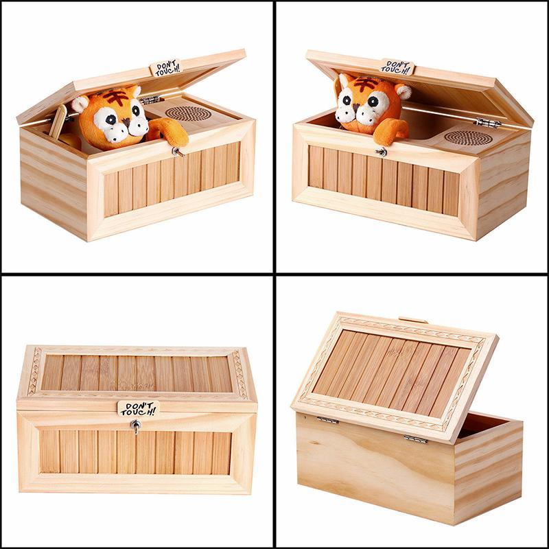 Boîte Inutile Tigre en Bois