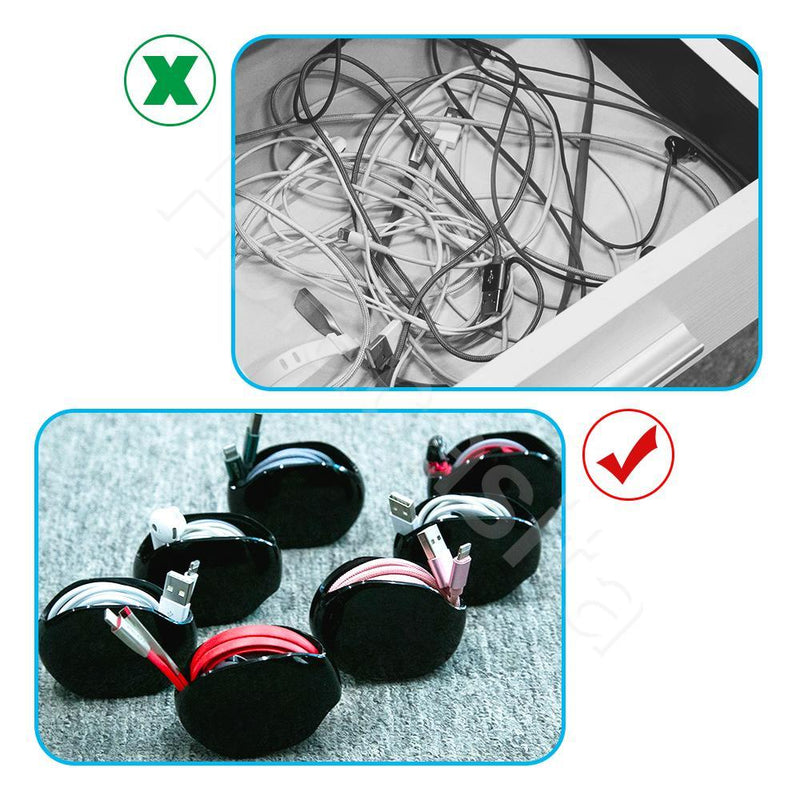 Organizador para Enrollar Cables de Auriculares/Datos