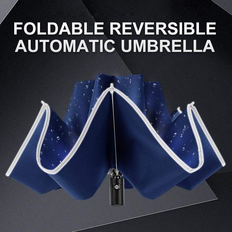 Foldable Reversible Automatic Umbrella