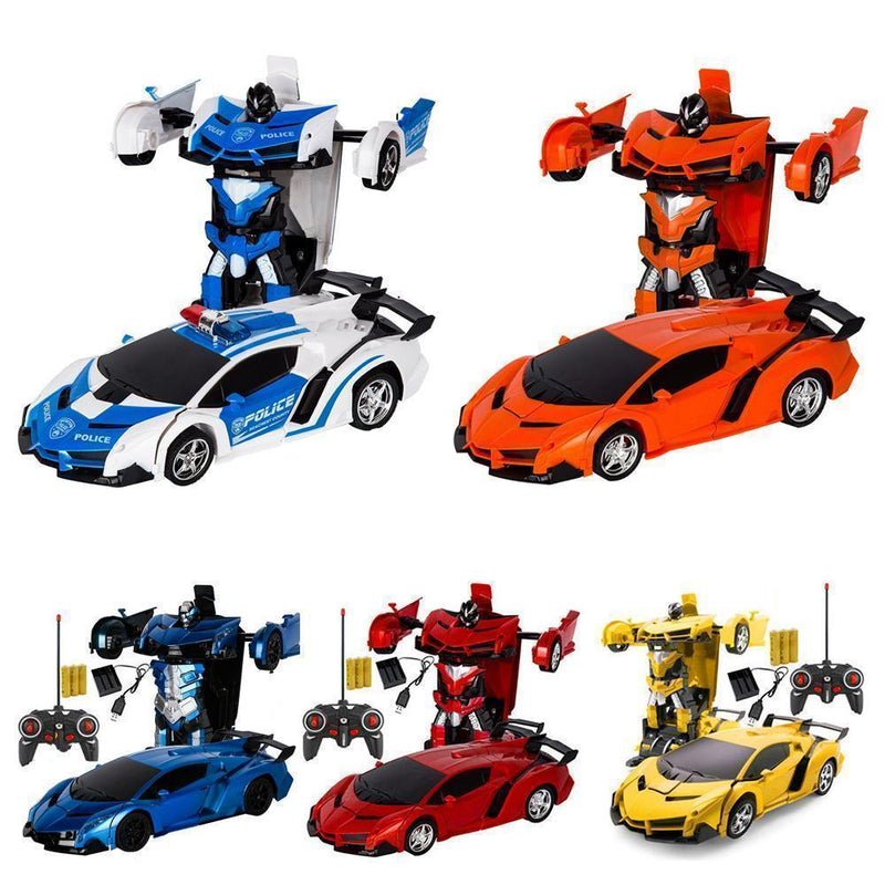 Remote Control Transforming Robot Car