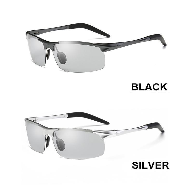 Intelligent photochromic polarized sunglasses 100% UV protection