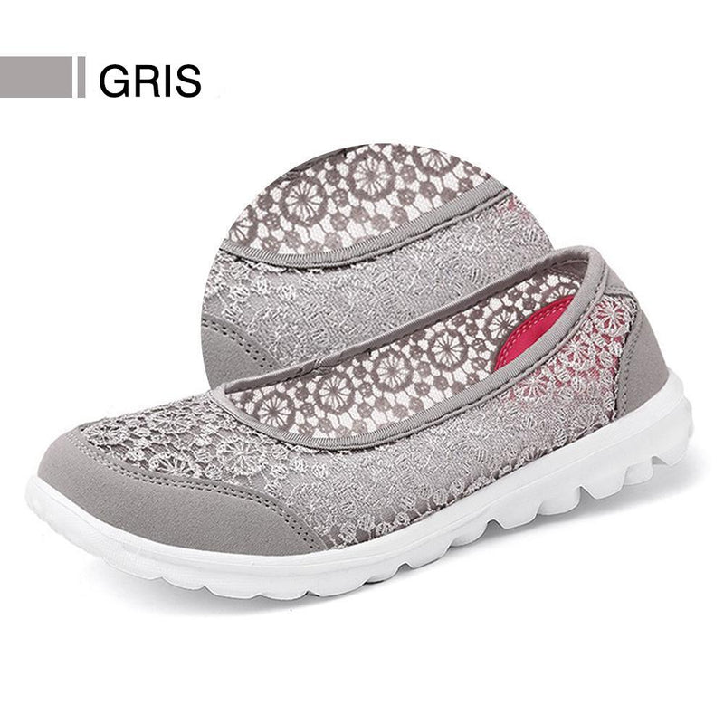 Zapatillas de Malla de Encaje Transpirables, Ultra Ligeras y Suaves
