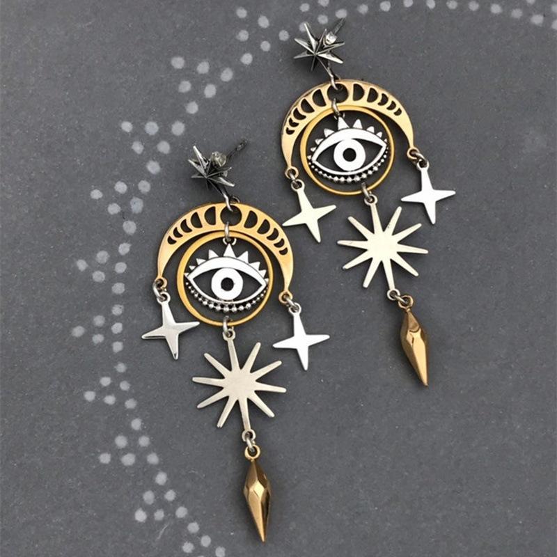 "L'oeil d'Horus"Boucles d'oreilles