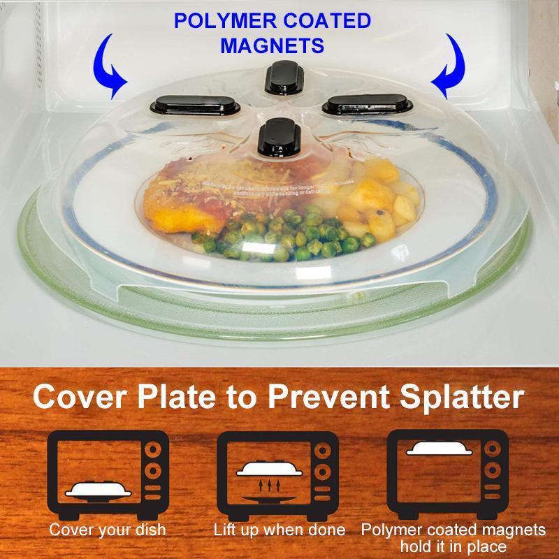 Magnetic Microwave Anti-splatter Cover