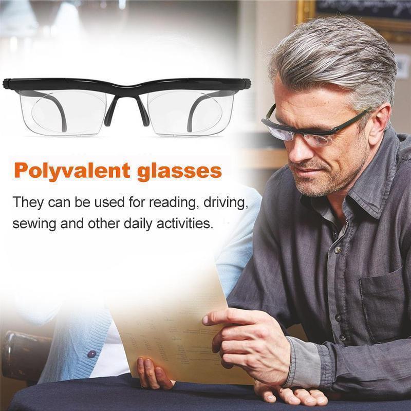 Focus Adjustable Glasses Reading Glasses Unisex