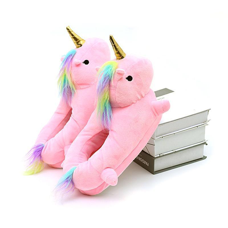 Luminous Unicorn Plush Slipper