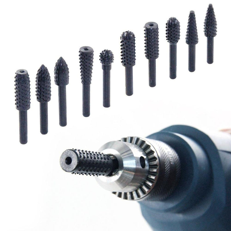 Domom® Brocas Rotativas de Doble Corte de Carburo Set