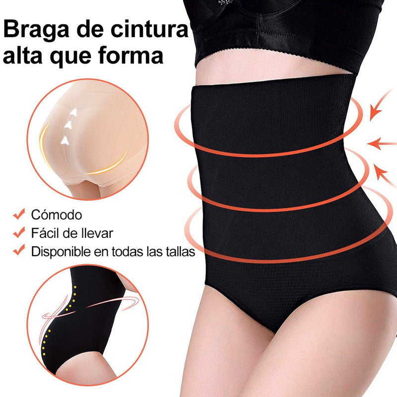 Bragas de Cintura Alta para Control de Barriga Fajas