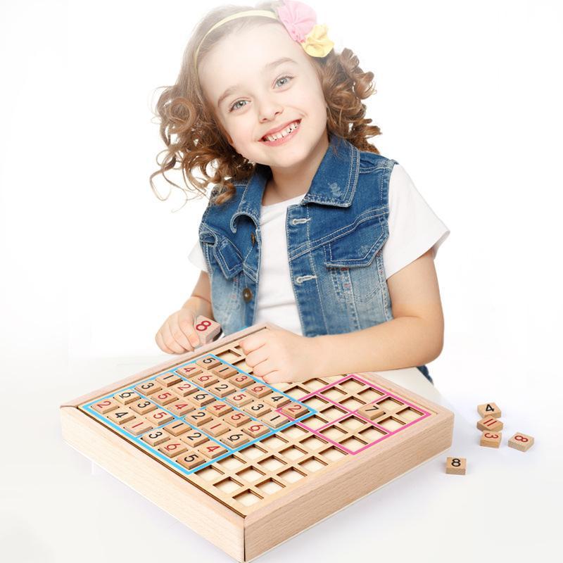 Puzzle Sudoku en bois