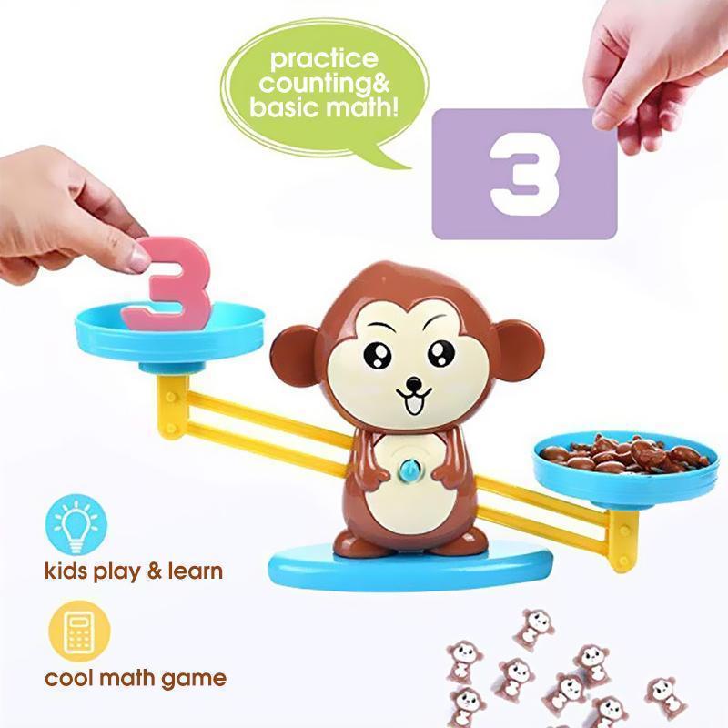 Monkey Balance Cool Math Game for Girls & Boys