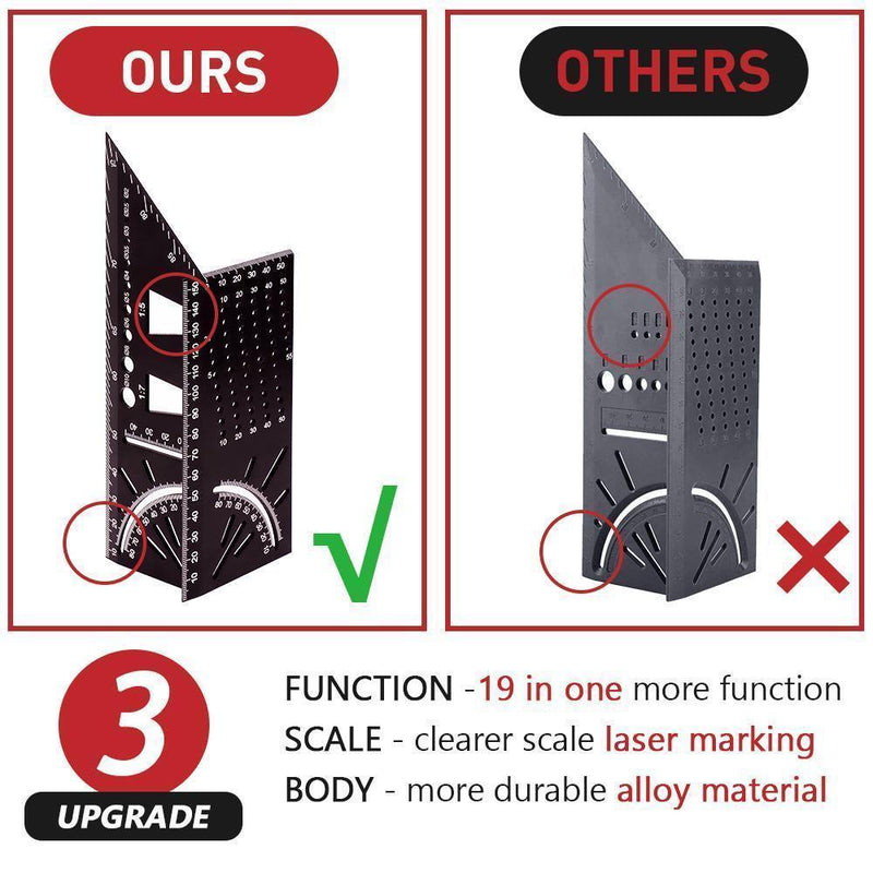 New 3D 90 Degree Square Carpenter's Tool