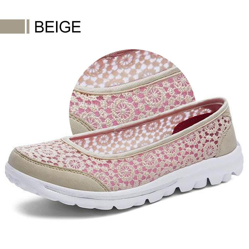 Zapatillas de Malla de Encaje Transpirables, Ultra Ligeras y Suaves
