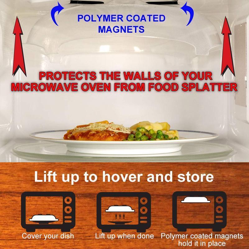 Magnetic Microwave Anti-splatter Cover