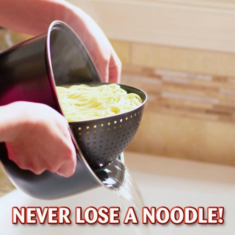 Cooking Pot With Built-In Strainer - Best Helper For Kitchen