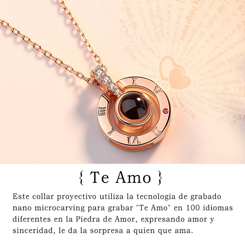 Collar "Te Amo" en 100 Idomas