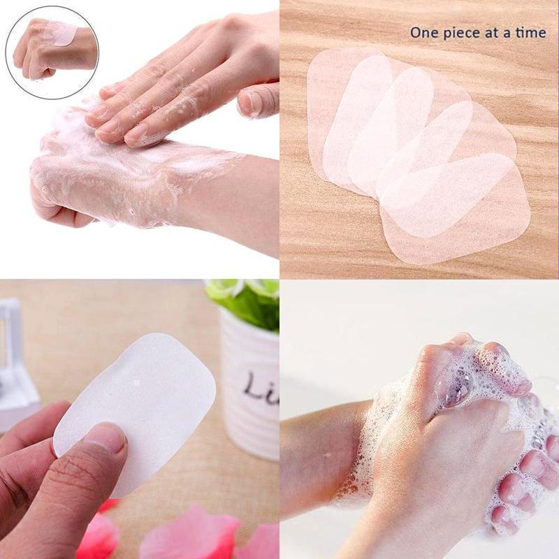 Bunnyear™ Portable Hand-Washing Paper 5 boxes(100 PCS)