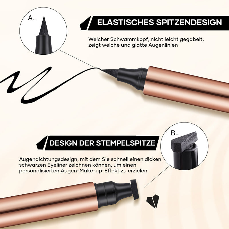 Verführerischer Cat Eye Stempel Eyeliner