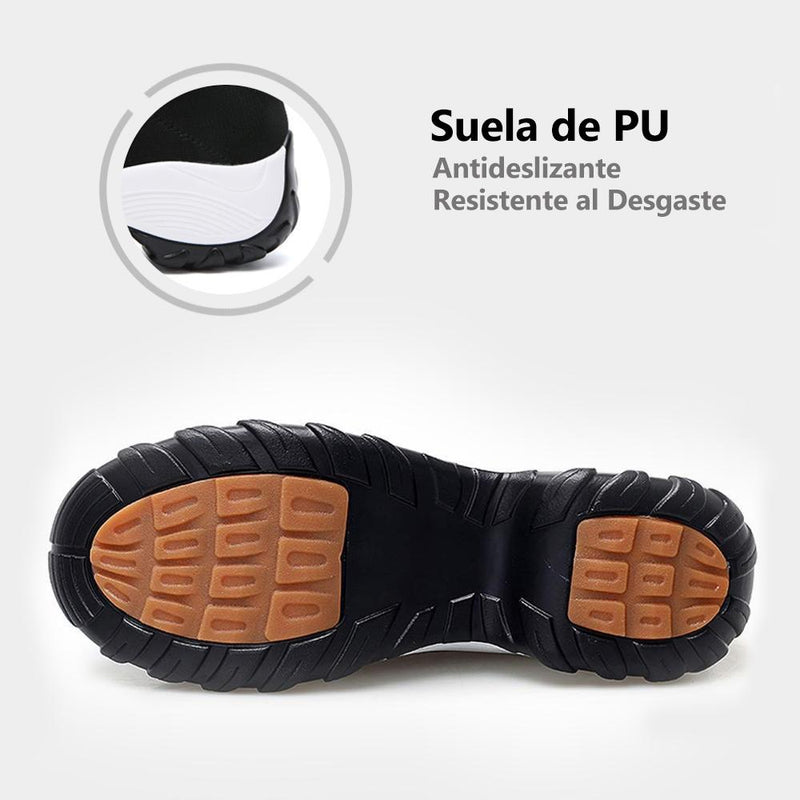 Zapatillas Super Cómodas Volantes de Talón Elevado