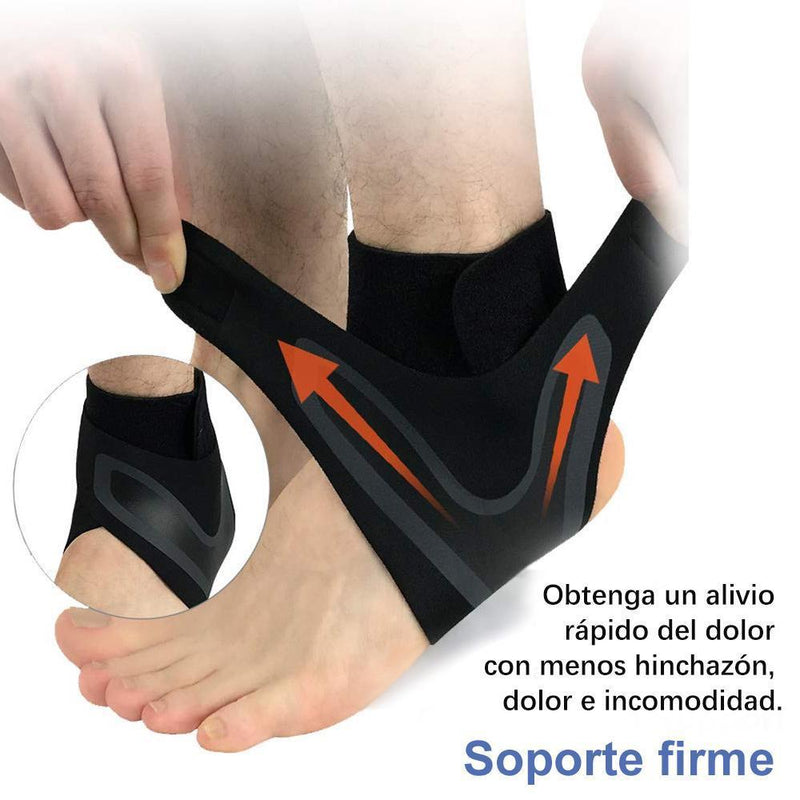 Tobillera Transpirable de Soporte Ajustable para Tobillo, 1 Par