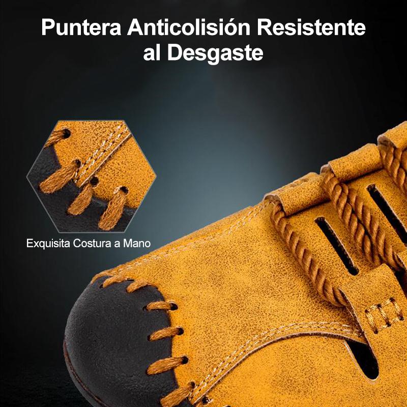 Sandalias de Cuero Fuerte con Huecos para Hombre