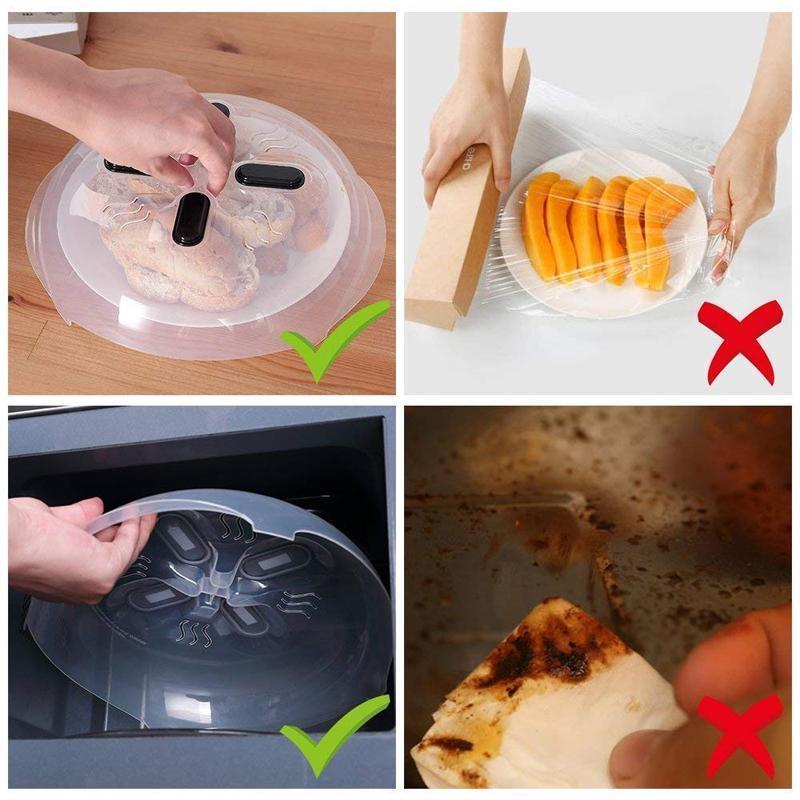 Magnetic Microwave Anti-splatter Cover