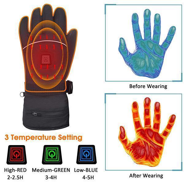 New upgrade Electric Heated Gloves (Best Gift This Winter)