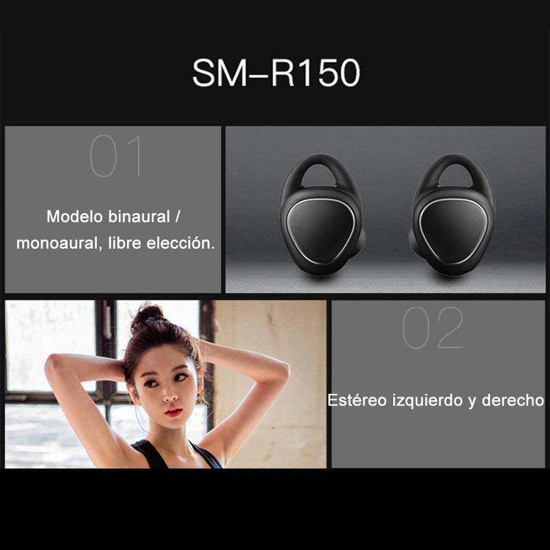 Hirundo Auriculares Inalámbricos Bluetooth para Gimnasio