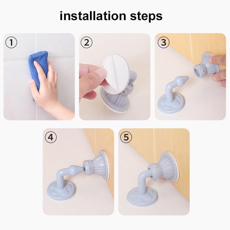 Silicone House Door Stopper (2/4 PCs)